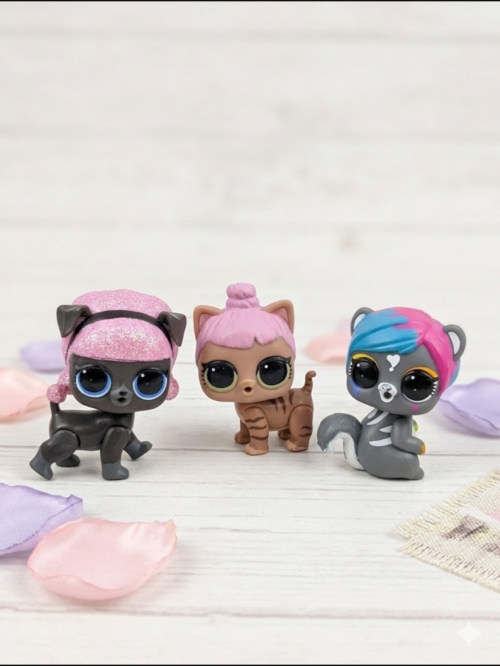 3/$20 L.O.L. Surprise! Pet Lot Madame Pup, Cozy Kitty, Eau De Splatters